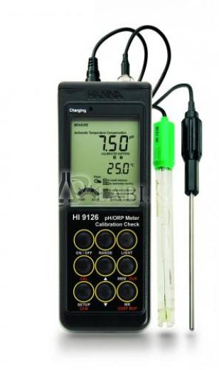 Портативный влагонепроницаемый pH/мВ–метр, HI 9125 (Hanna Instruments, Германия)